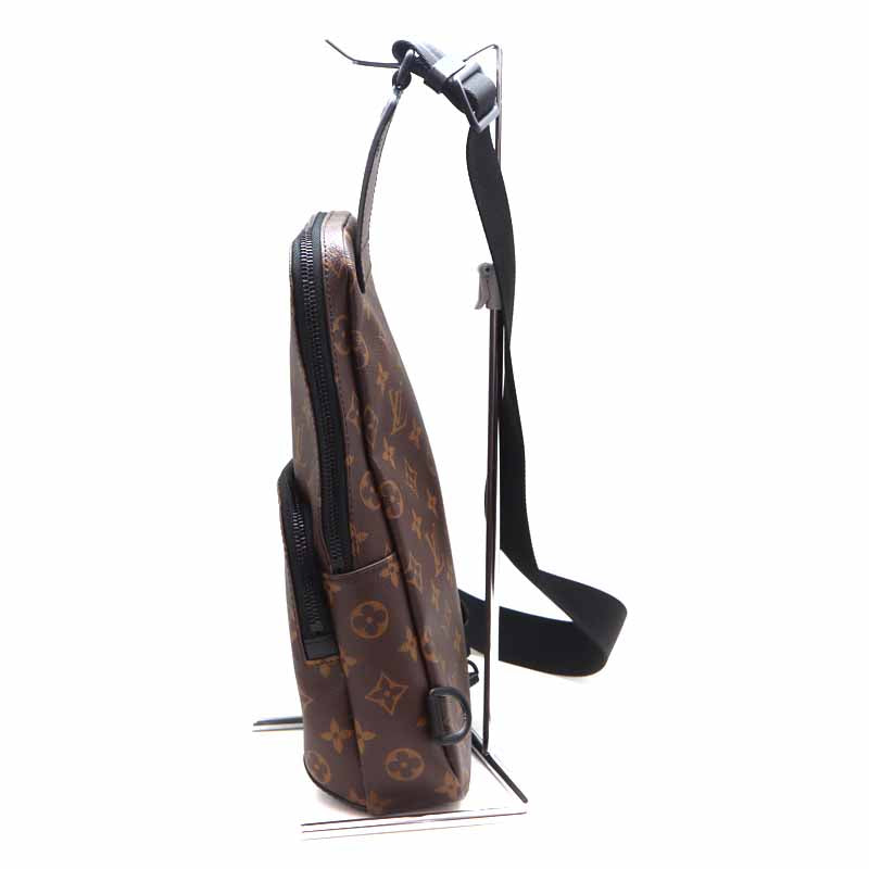 Louis Vuitton Avenue Sling Body Bag Monogram Macassar Brown
