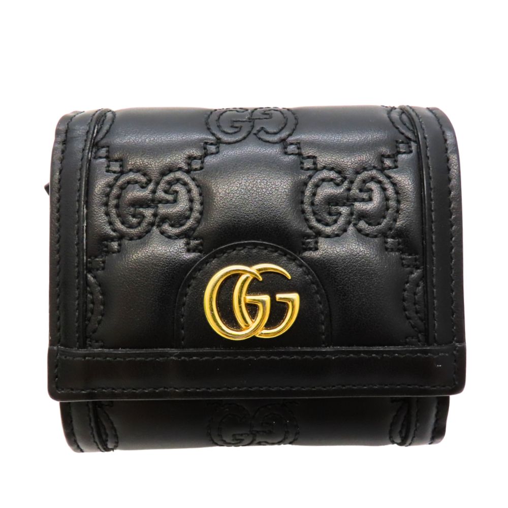 Gucci GG Matelassé Leather Wallet