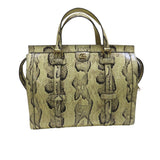 Gucci Double G Python Medium Tote Bag