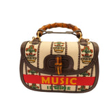 Gucci Bamboo Bag Canvas 2way Bag Limited
