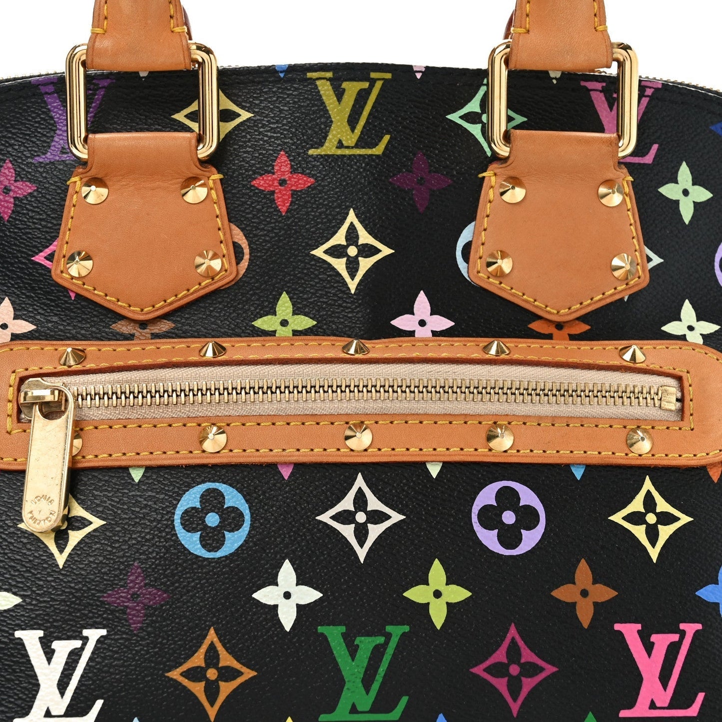 Louis Vuitton Monogram Multicolor Alma Black