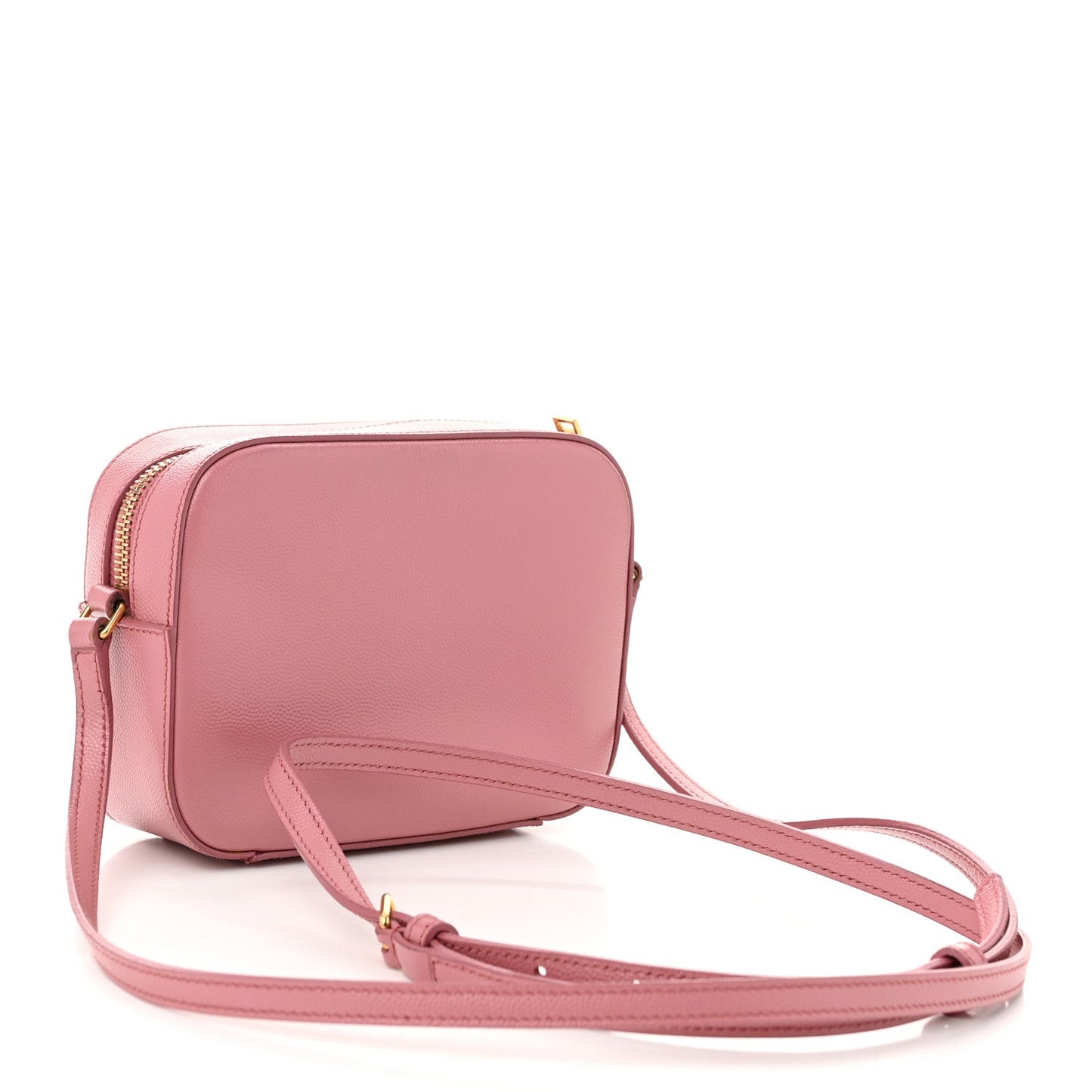 Saint Laurent Grain De Poudre Small Classic Monogram Camera Bag Old Rose