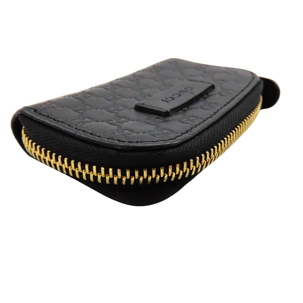 Gucci Micro GG Leather Coin Case