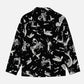 PRADA Black & White Mermaid Print Size US 4 Shirt