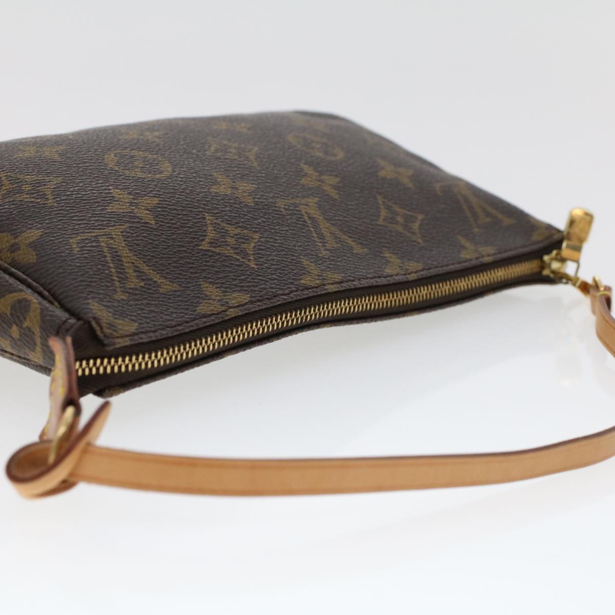 Louis Vuitton Pochette Accessoire  Canvas Clutch Bag