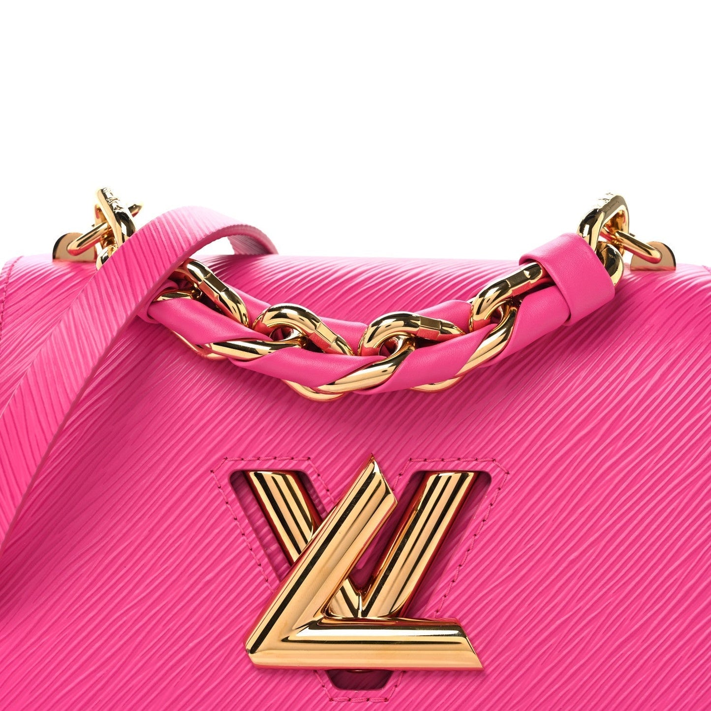 Louis Vuitton Epi Twist Braided Chain Shoulder Bag PM Rose Miami