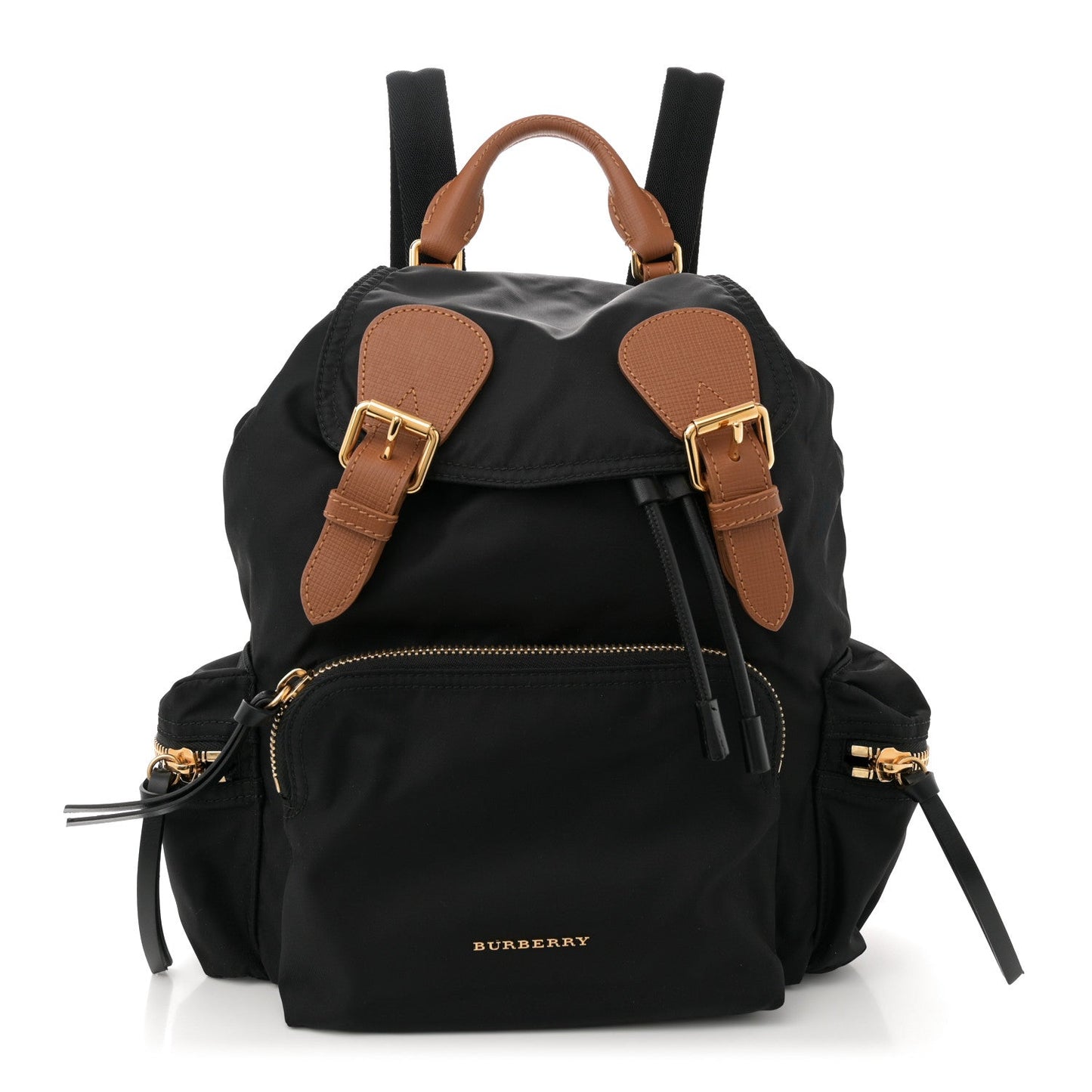 Amelia Nylon Medium Rucksack Backpack Black
