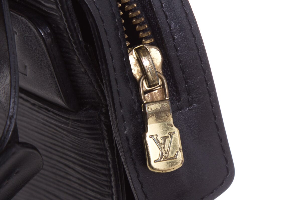 Louis Vuitton   Black Epi Leather Riviera Handbag