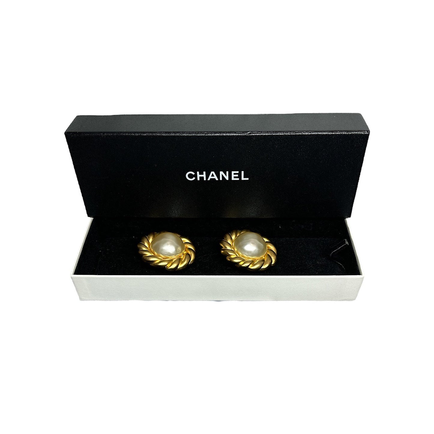 Chanel  Mabe Pearl Earrings