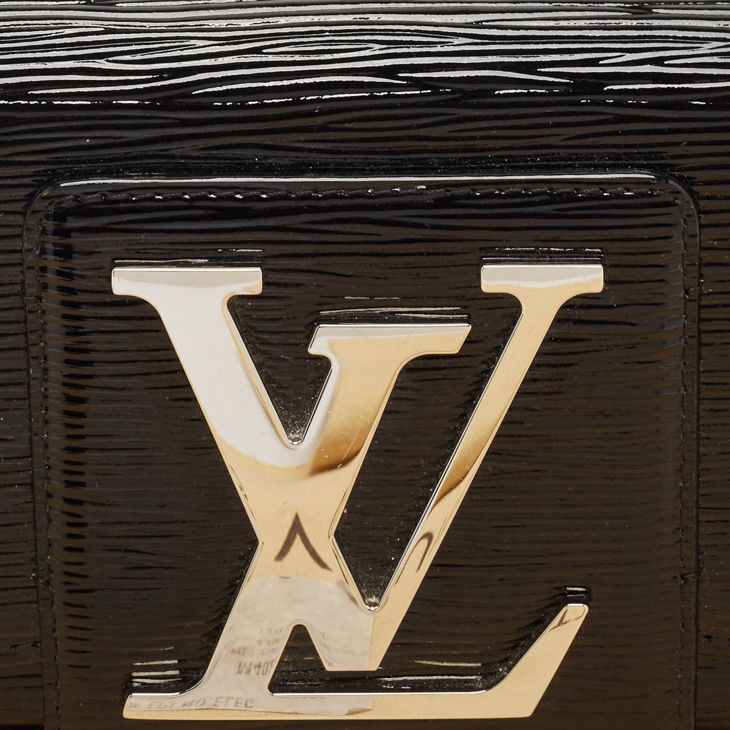 Louis Vuitton Black Electric Epi Leather Sobe Clutch..