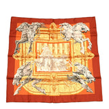 Amelia Silk La Fontaine De Bartholdi Scarf 90
