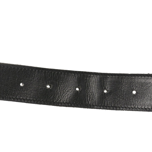 Amelia Box Togo 32mm H Belt 90 36 Black Chocolate