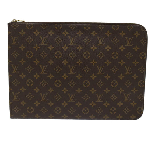 Louis Vuitton Poche Document  Canvas Clutch Bag