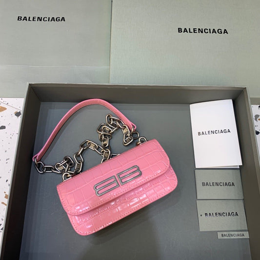 BLN-Ciaga Gossip Small On Chain Shoulder Bag Pink, For Women,  Bags 7.4in/19cm