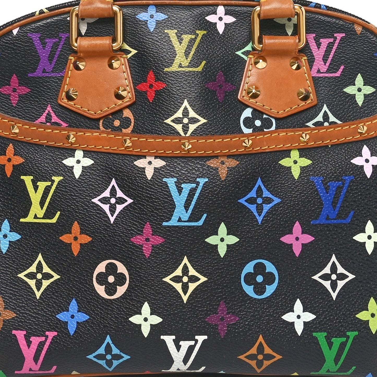 Louis Vuitton Monogram Multicolor Trouville Black