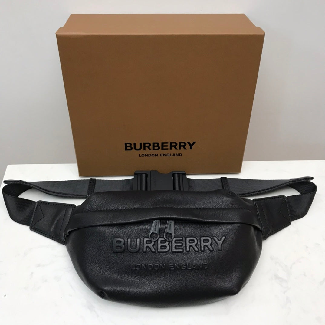 B-Berry - Amelia  Sonny Ameliago-Embossed Belt Bag Black For Men, Bags 12.2in/31Amelia