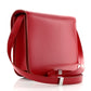Celine Smooth Calfskin Medium Classic Box Flap Bag Red