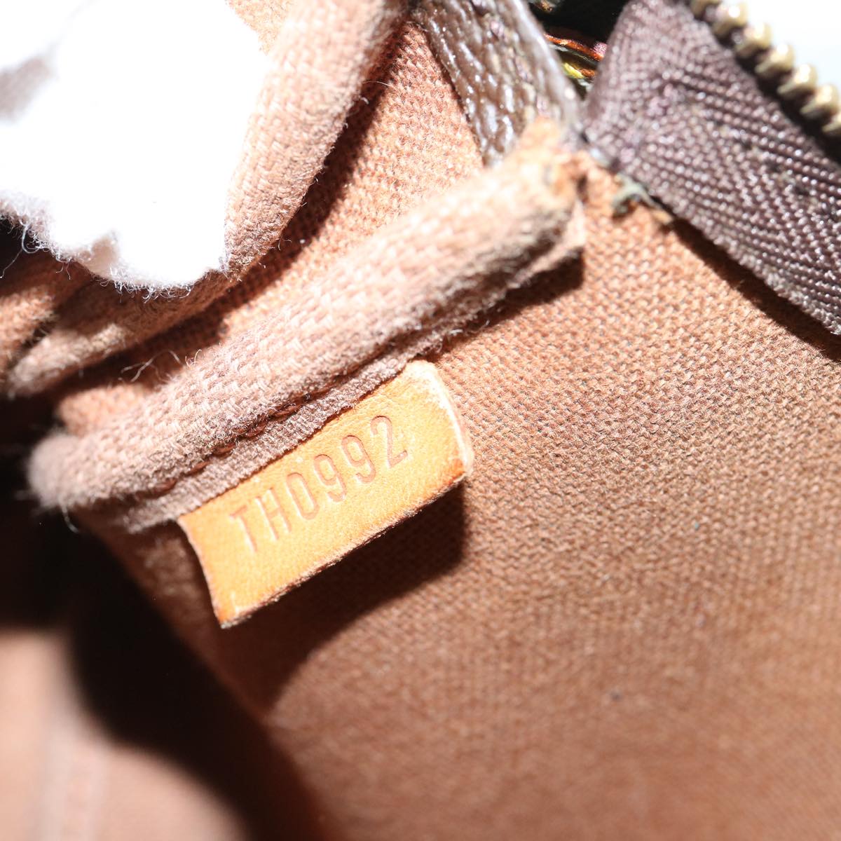 Louis Vuitton Pochette Accessoire  Canvas Clutch Bag