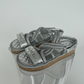 Chanel Metallic Cord Lambskin Quilted Logo Sandals - full set