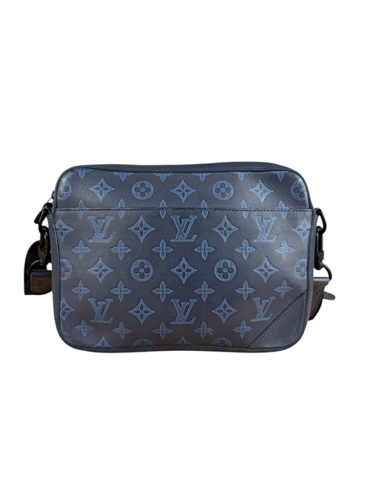 Louis Vuitton Duo Navy Shadow Monogram Messenger Bag