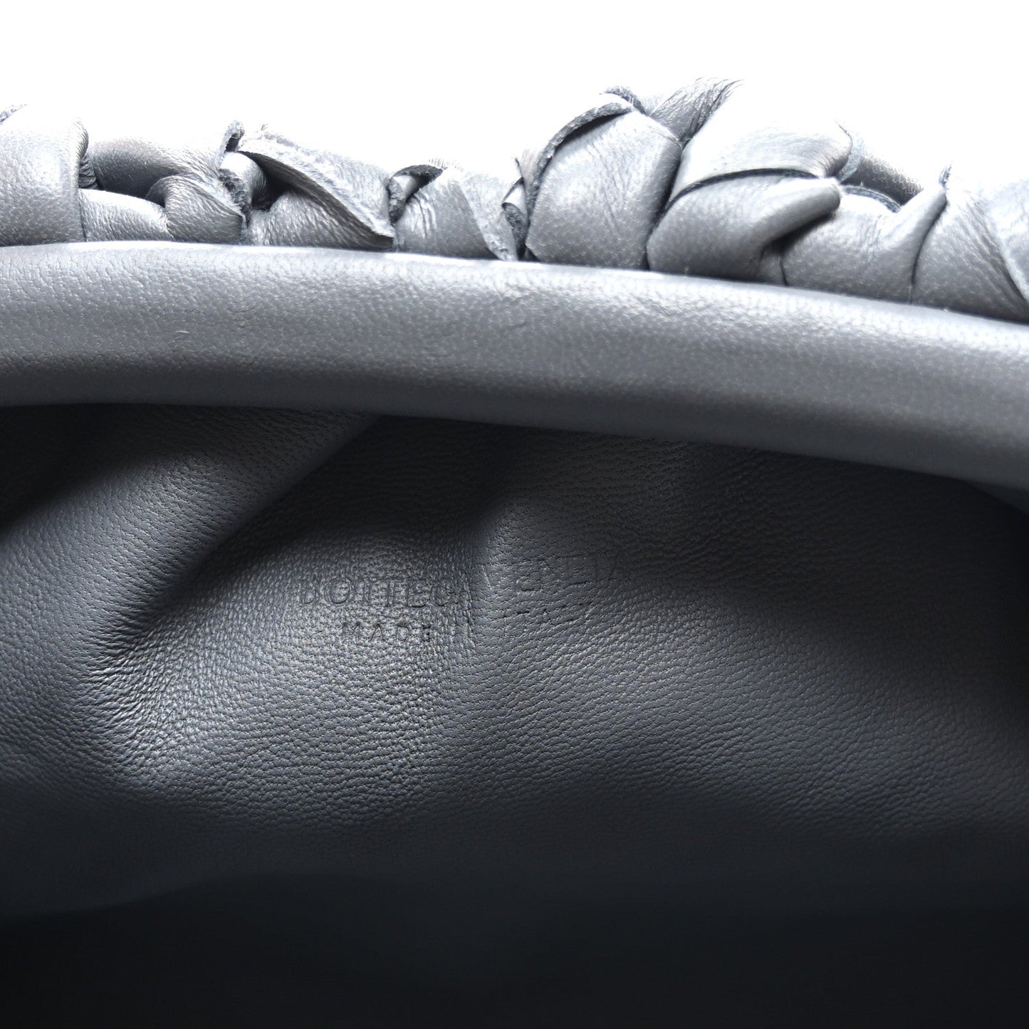 Bottega Veneta Nappa Intrecciato The Mini Pouch Thunder