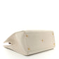 Amelia Canvas Vitello King Logo Embroidered Medium Sunshine Shopper Tote Grezzo Ghianda