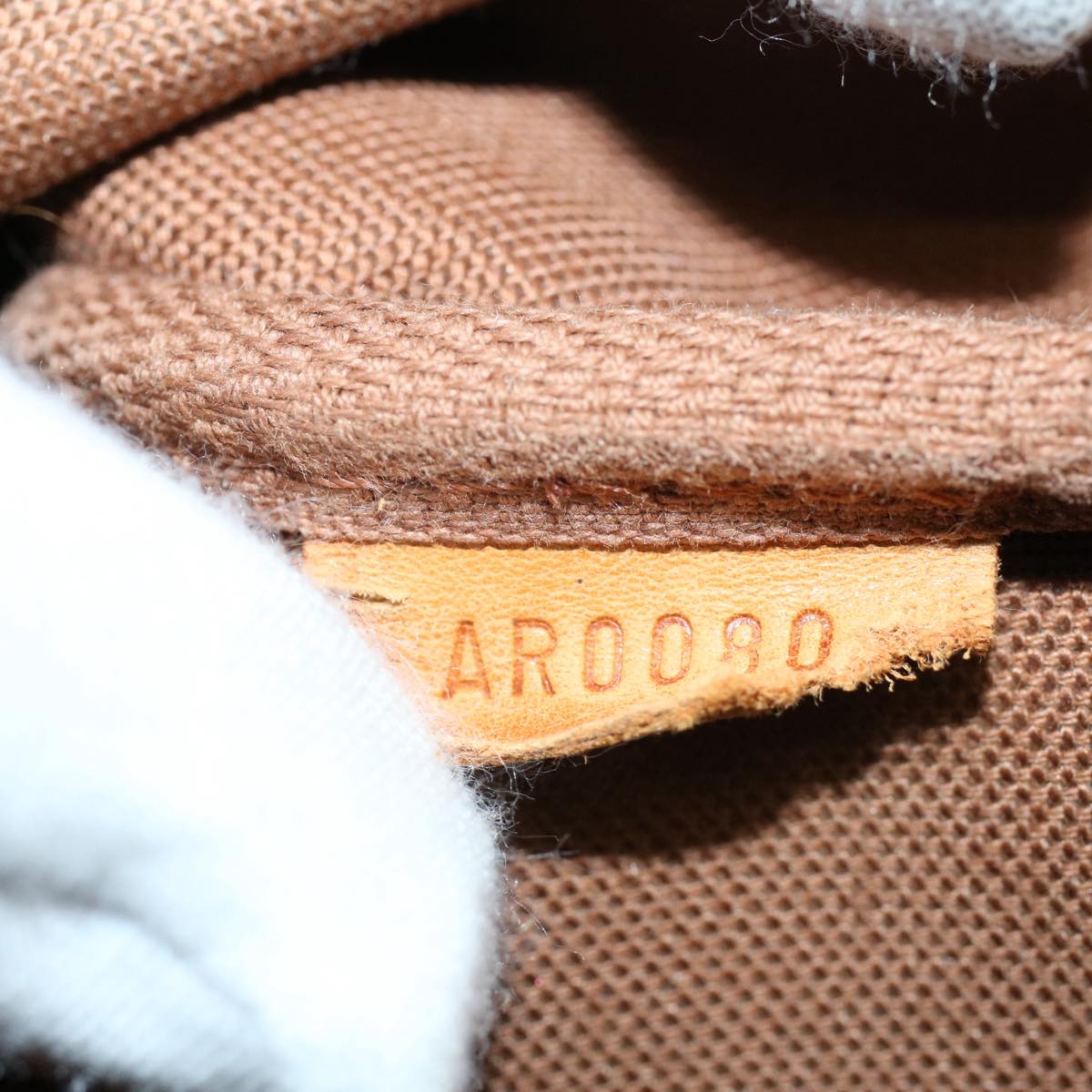 Louis Vuitton Pochette Accessoire  Canvas Clutch Bag
