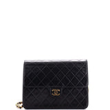 CHANEL   Clutch with Chain Quilted Leather Small