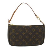 Louis Vuitton Pochette Accessoire  Canvas Clutch Bag