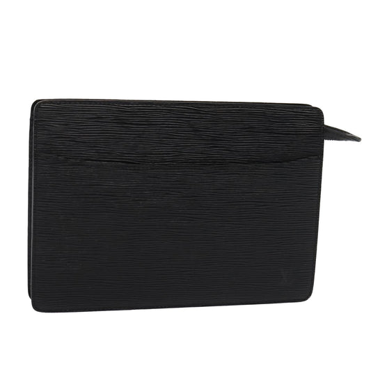 Louis Vuitton Epi Pochette Homme Clutch Bag Black Noir