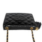 Chanel   Patent Leather Quilted CC Tassel Flap Bag