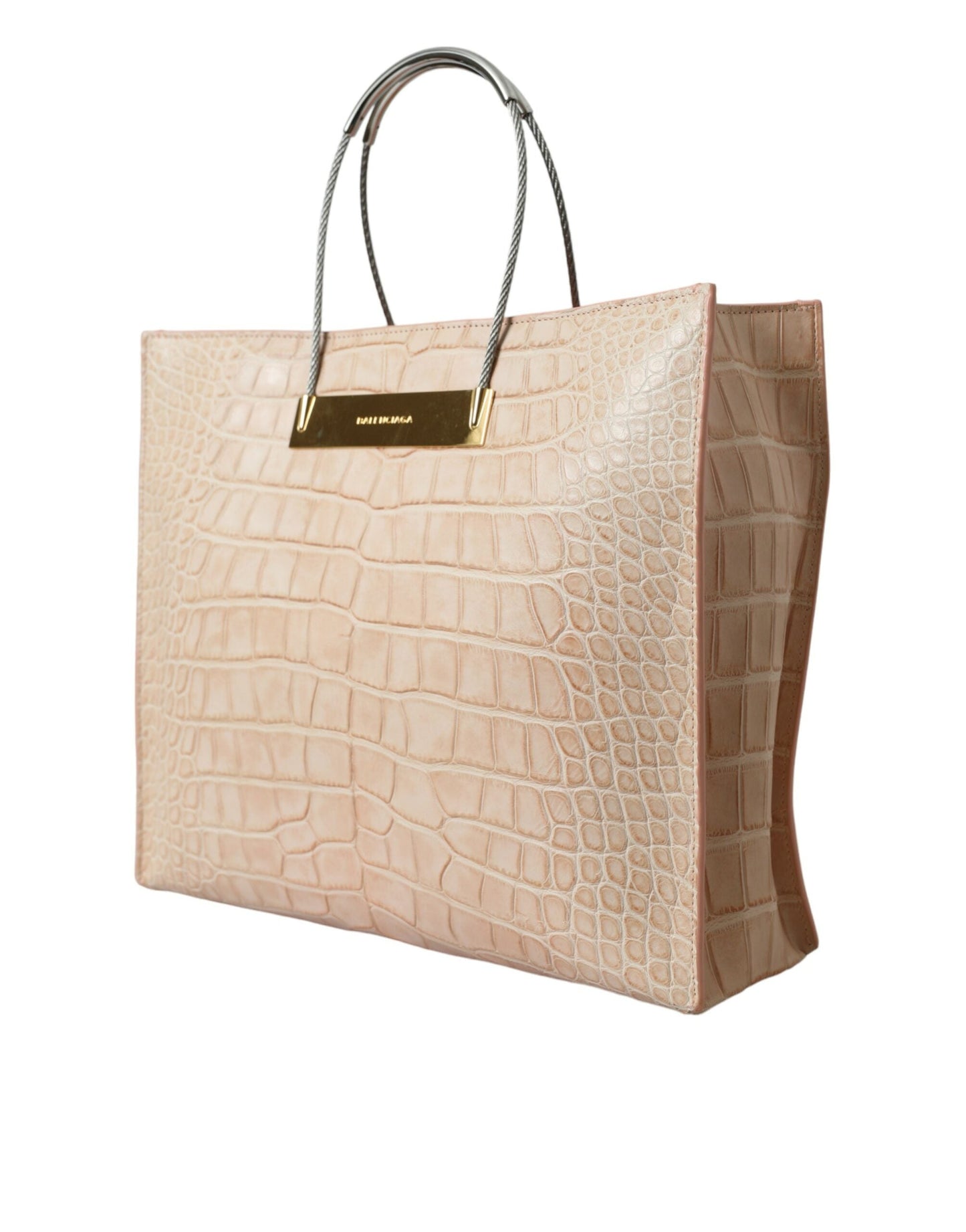 Blnciaga Alligator Leather Chic  Tote Women's Bag