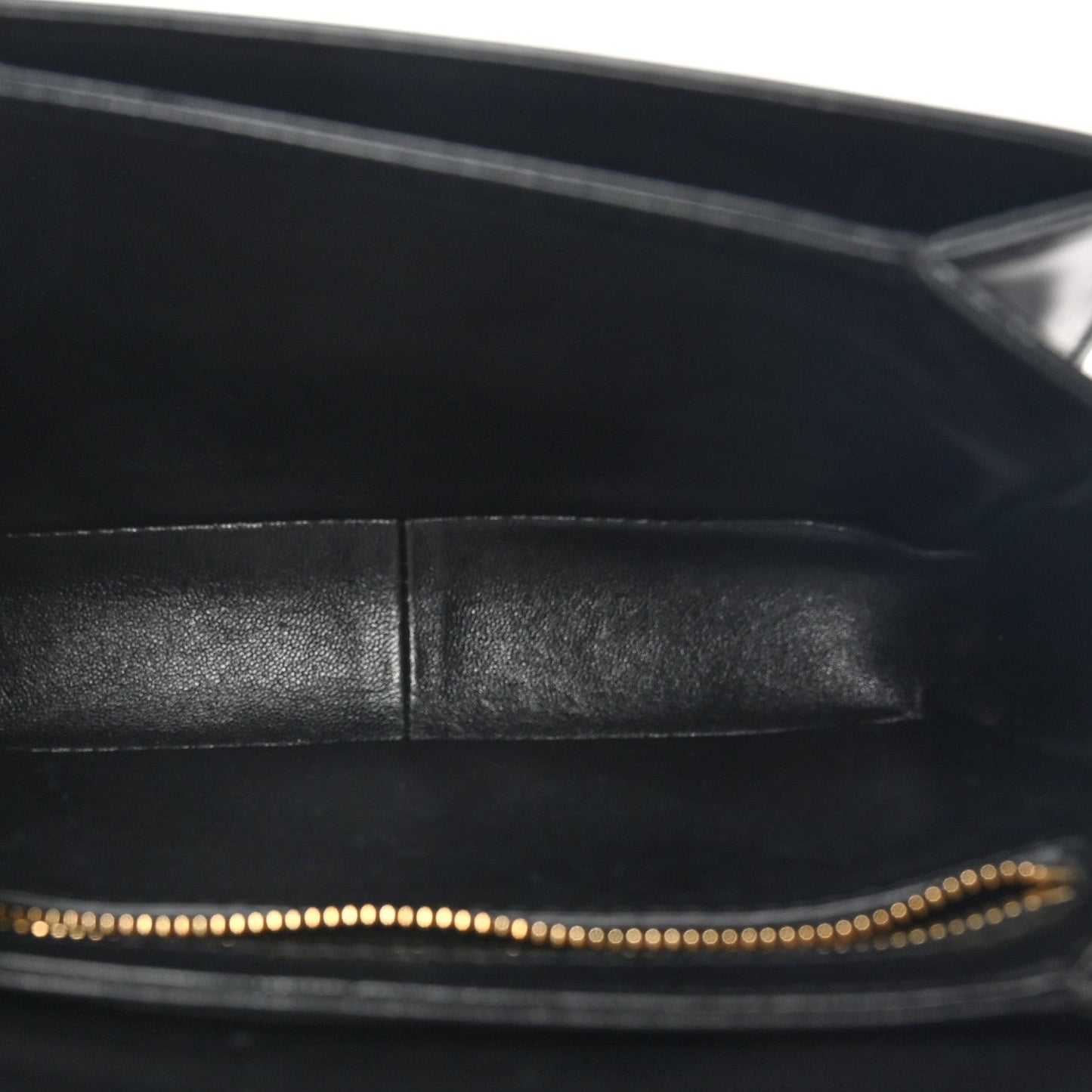 Celine Shiny Calfskin Teen Triomphe Black