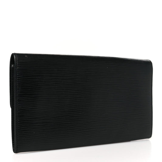 Louis Vuitton Epi Sarah Wallet Black