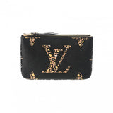 Louis Vuitton Double Zip  Canvas Clutch Bag