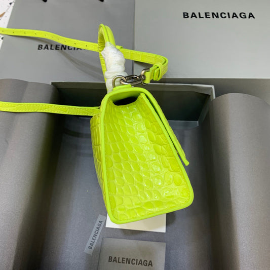 BLN-Ciaga Hourglass XS Handbag In Light Green, For Women,  Bags 7.4in/19Amelia