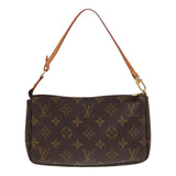 Louis Vuitton Pochette Accessoire  Canvas Clutch Bag