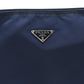 Prada Nylon Vela Cosmetic Pouch Baltico
