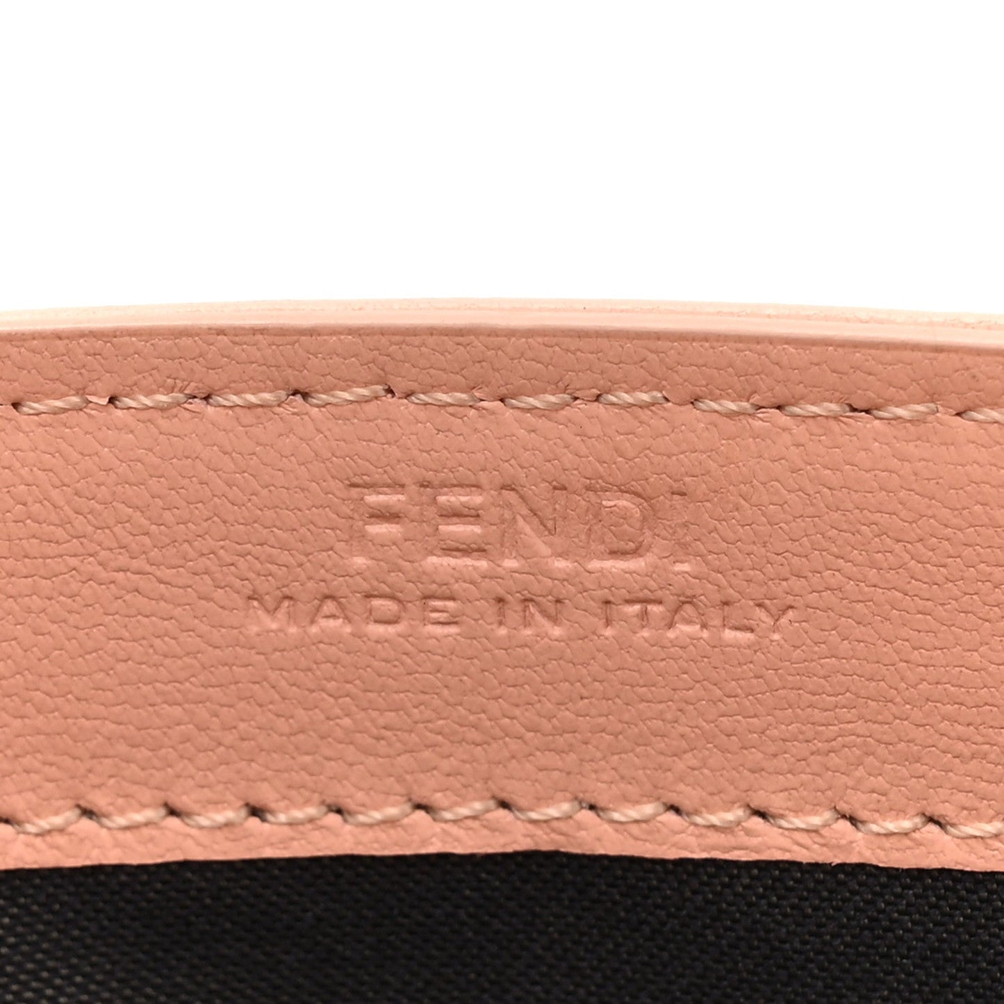 Amelia Nappa Matisse FF Embossed Continental Wallet On Chain Baby Pink