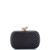 Box Knot Clutch NM Intrecciato Nappa Small