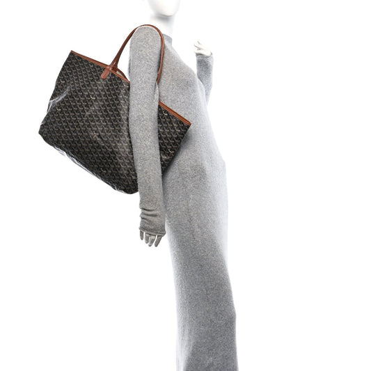 Goyard Goyardine Saint Louis GM Black Gold