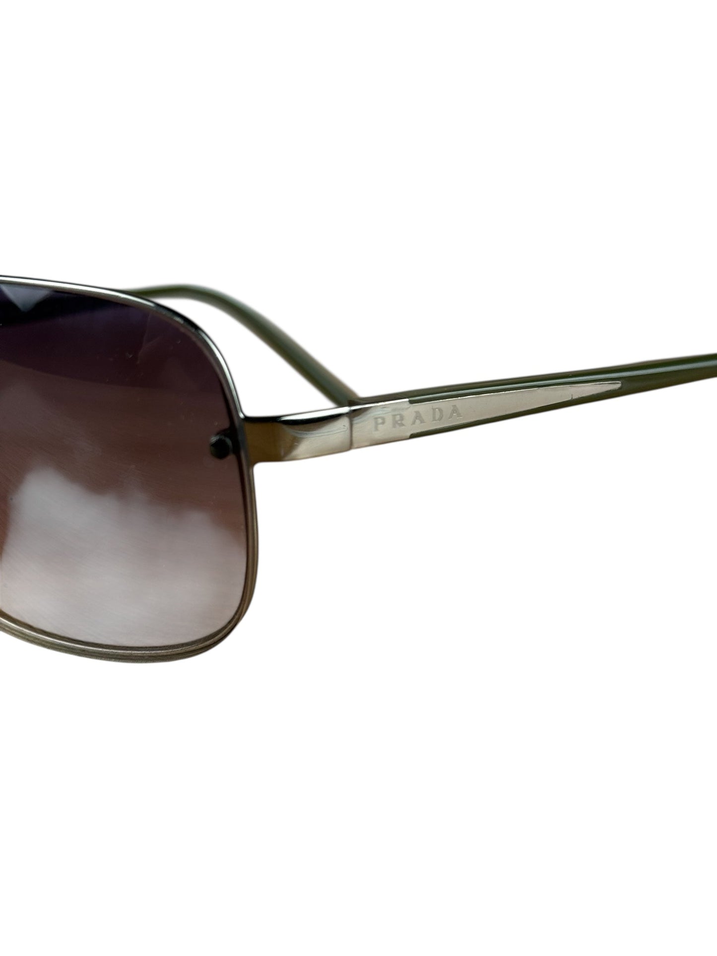 Prada   Frameless Purple Tinted Sunglasses