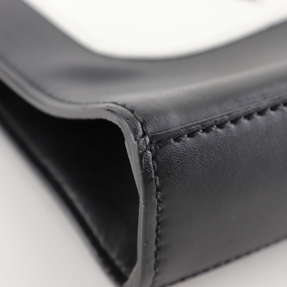 Fendi Monster  Leather Clutch Bag