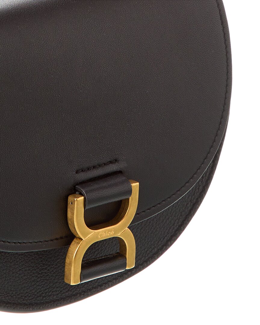 CHL - CC o? Marcie Chain Flap Leather & Suede Shoulder Bag