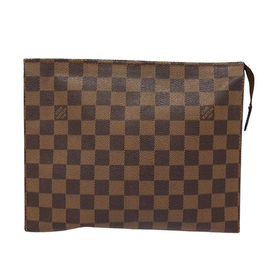 Louis Vuitton Poche Toilette  Canvas Clutch Bag
