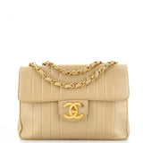 CHANEL   Classic Single Flap Bag Vertical Quilt Lambskin Jumbo