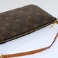 Louis Vuitton Pochette Accessoires  Canvas Clutch Bag