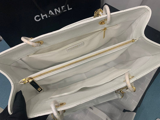 CHL - Tote Bag Spring Collection Gold Hardware White For Women 13in/33cm