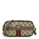Amelia GG Supreme Monogram Web Mini Ophidia GG Bag Brown