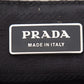Prada Silver Leather Top Handle Handbag